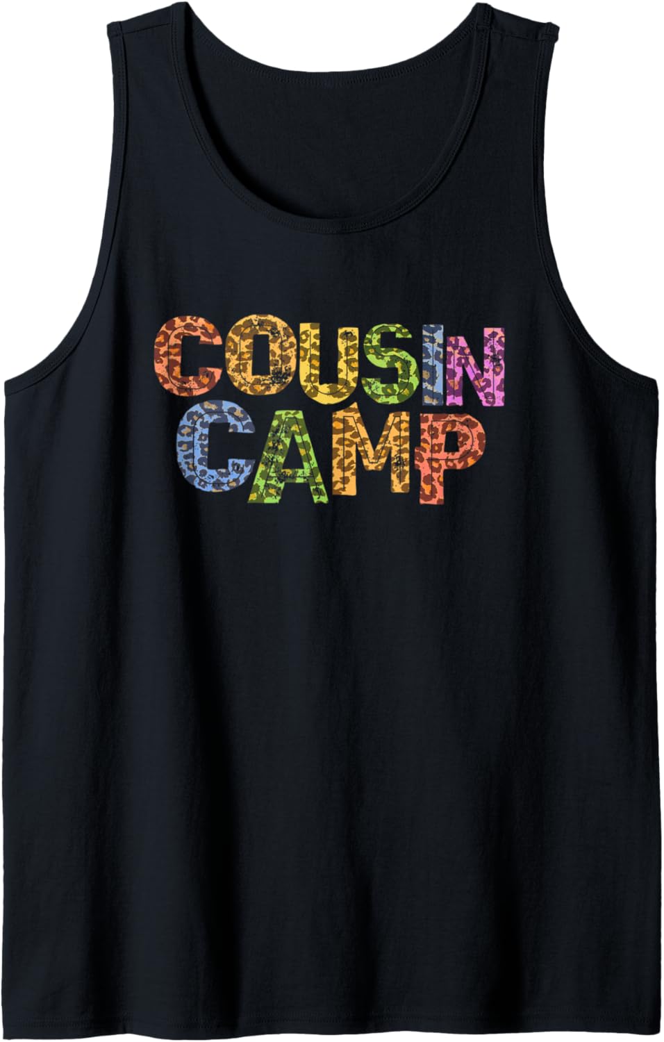 Funny COUSIN CAMP Leopard Print Grandma Grandpa Reeducation Tank Top Tank Top High Search Demand US Top Pick