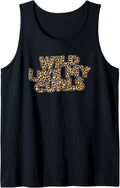 Curls Hairstyle Cheetah Skin Print Natural Hair Kinky Curly Tank Top Tank Top Streetwear Style Everyday Wear