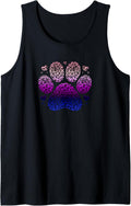 Genderfluid Leopard Cat Paw Print Cheetah Pattern Pride Tank Top Tank Top Comfort Fit Hot Right Now