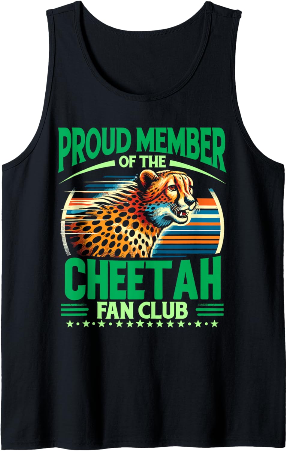 Wildlife Cheetah Tank Top Tank Top Trending US Everyday Wear