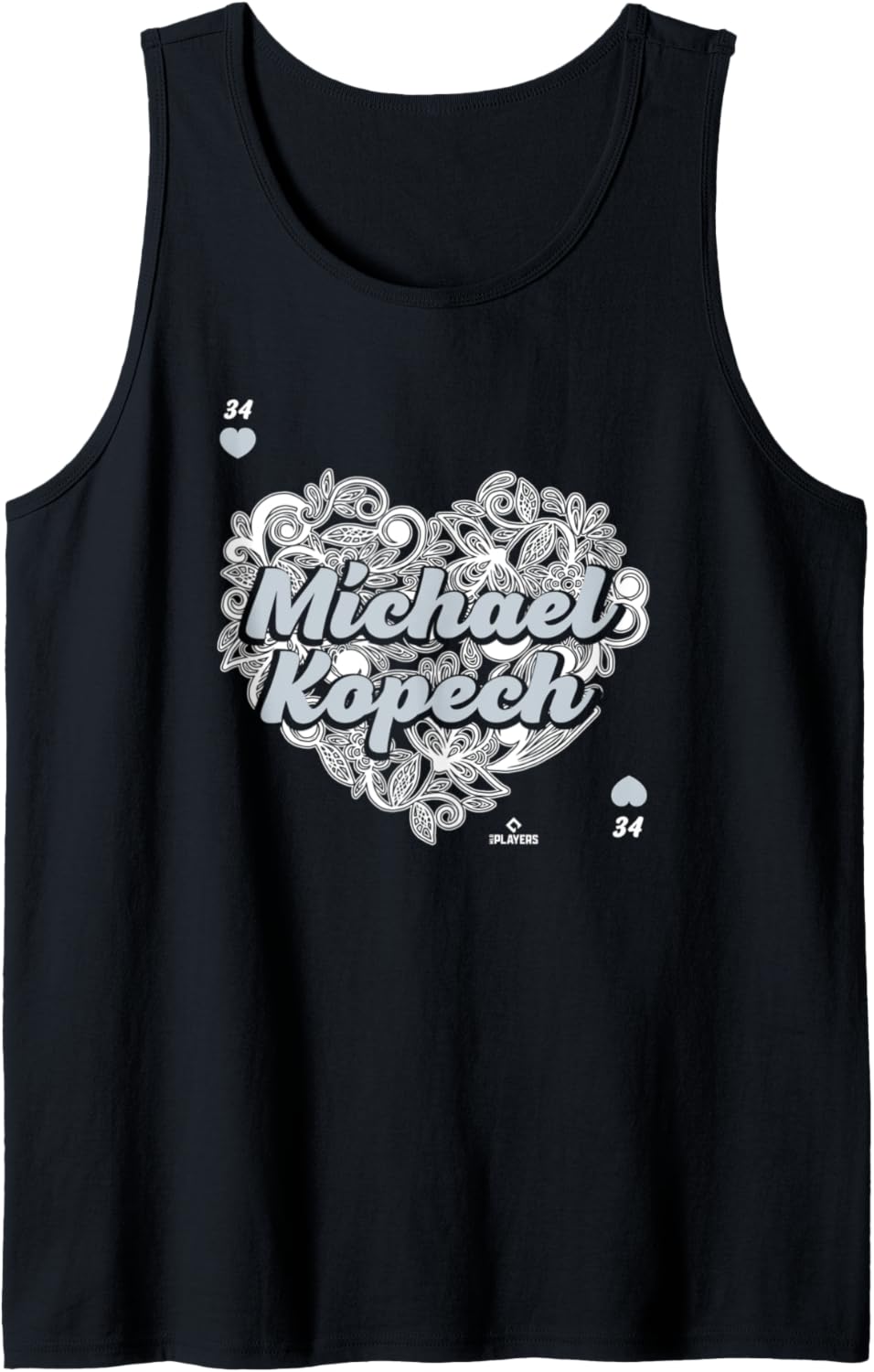 Michael Kopech Queen of Heart Tank Top Tank Top | Viral Streetwear Style