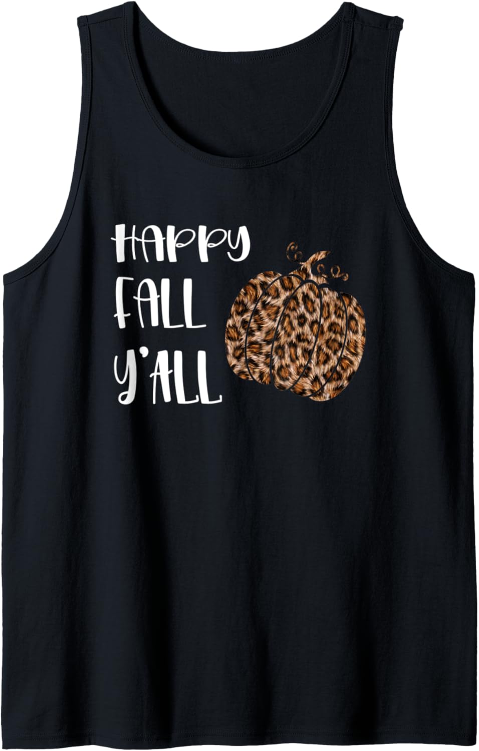Happy Fall Y all Yall Love Pumpkin Halloween Thanksgiving Tank Top Tank Top Viral TikTok Find Fan Favorite