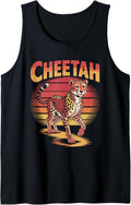 Running Cheetah Retro Sunset Tank Top Tank Top Viral TikTok Find Best Seller Look