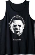 Halloween II Michael Myers Crying Big Face Costume Tank Top Tank Top | US Best Seller
