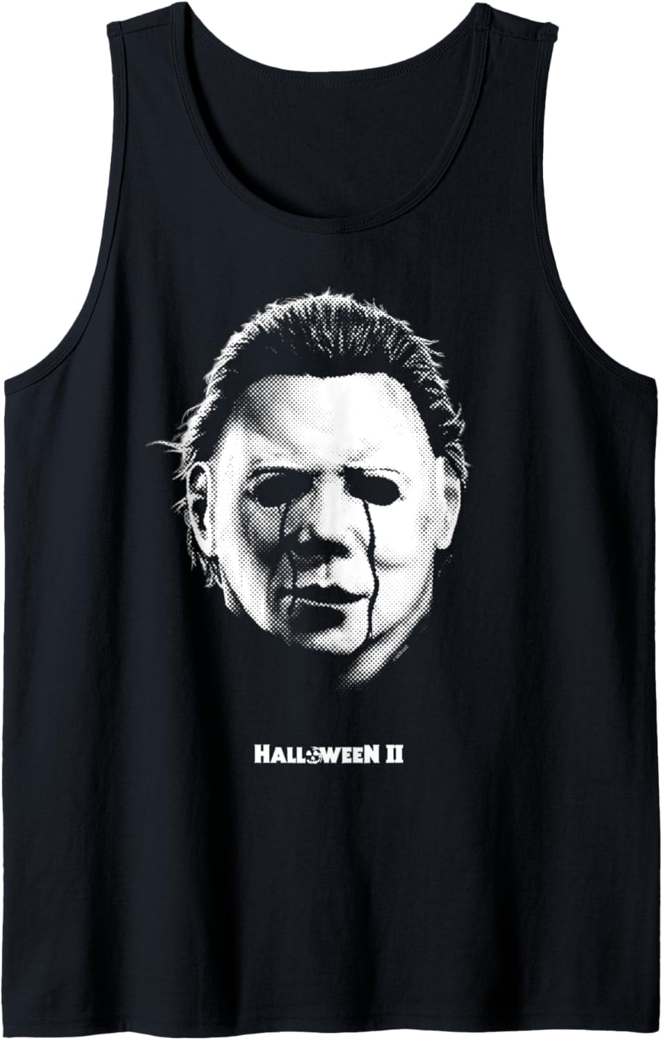 Halloween II Michael Myers Crying Big Face Costume Tank Top Tank Top | US Best Seller