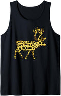 Leopard Cheetah Print Animal Spots Reindeer Merry Christmas Tank Top Tank Top High Search Demand Hot Right Now