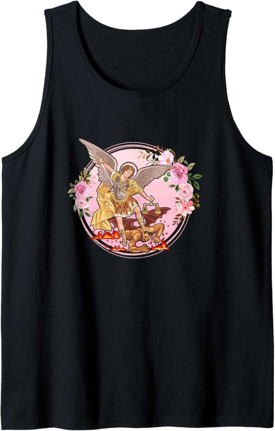 Saint Michael The Archangel Tank Top Tank Top | Premium Quality