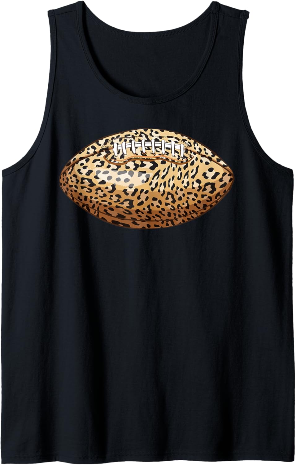 Funny Leopard Print Football Gift Cool Wild Animal Athlete Tank Top Tank Top Trending US Fan Favorite