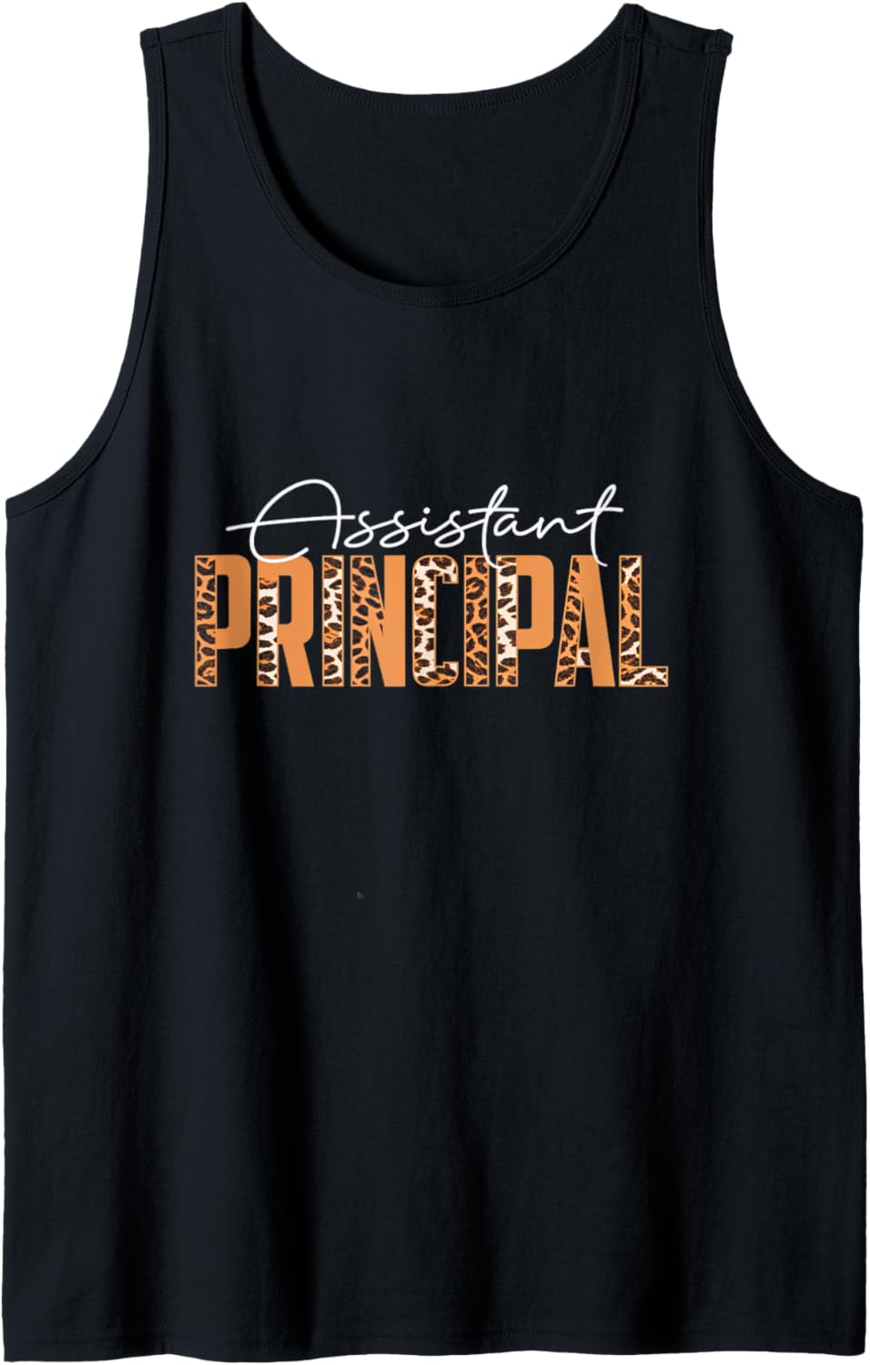 Assistant Principal Leopard Cheetah School Job Educator Tank Top Tank Top Comfort Fit Best Seller Look