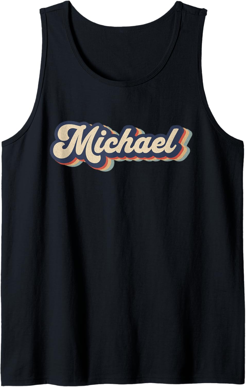 Mens Retro Vintage Michael Name Personalized Tank Top Tank Top | Viral Streetwear Style