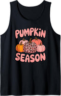 Pumpkin Season Halloween Pink Pumpkin Leopard Cheetah Print Tank Top Tank Top Trending US Everyday Wear
