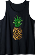 Funny Leopard Print Pineapple Gift Cute Tropical Plant Fan Tank Top Tank Top Premium Print Fan Favorite
