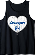 Distressed Heart Michael Lorenzen Kansas City Baseball MLBPA Tank Top Tank Top | Everyday Casual Wear