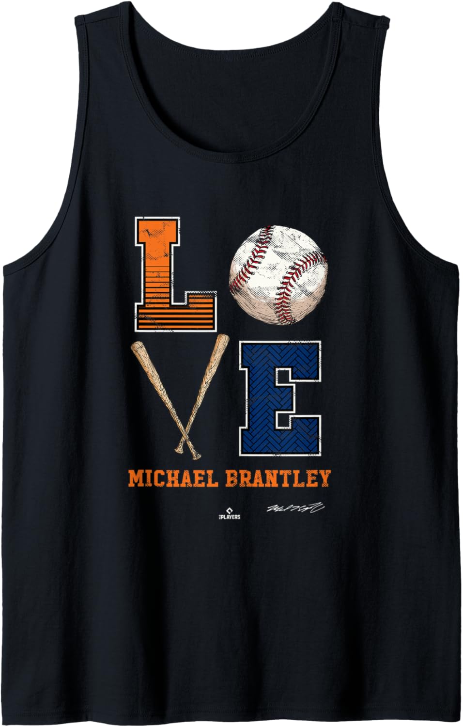 Love Michael Brantley Michael Brantley Houston MLBPA Tank Top Tank Top | Premium Quality