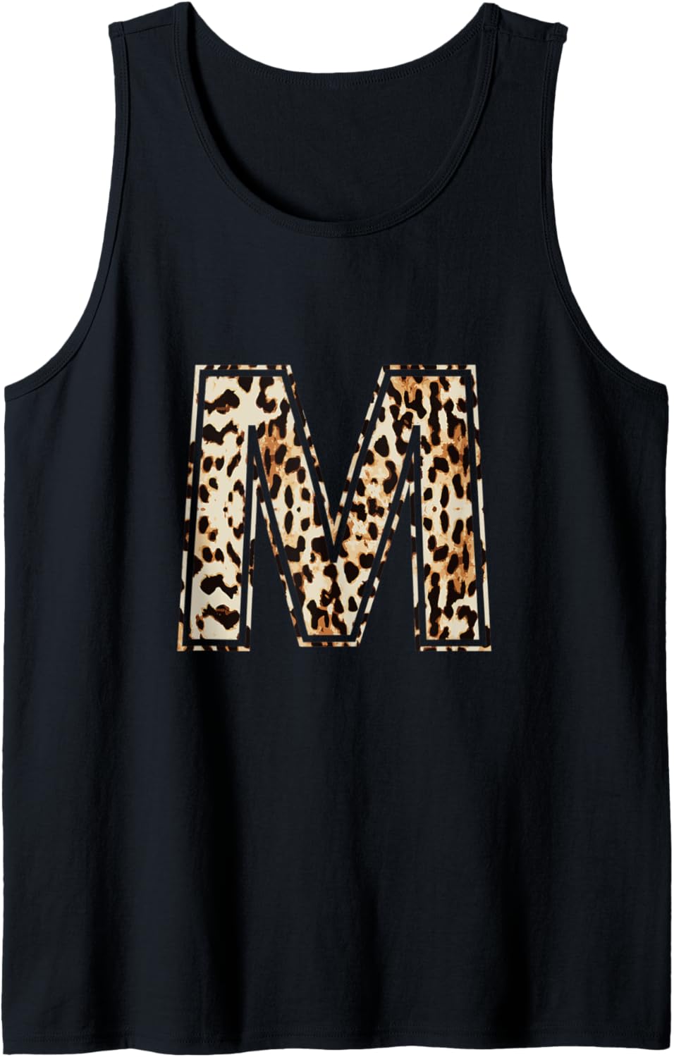 Awesome Letter M Initial Name Leopard Cheetah Print Tank Top Tank Top High Search Demand Hot Right Now