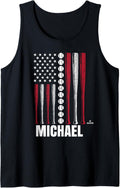 Baseball American Flag Michael Helman Prospect Baseball Fan Tank Top Tank Top | Trending 2025