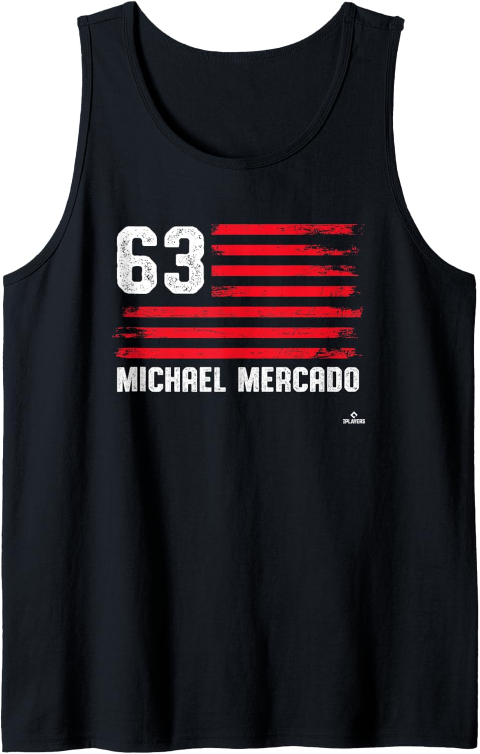 Flag Stripes Michael Mercado Philadelphia Baseball MLBPA Tank Top Tank Top | Trending 2025