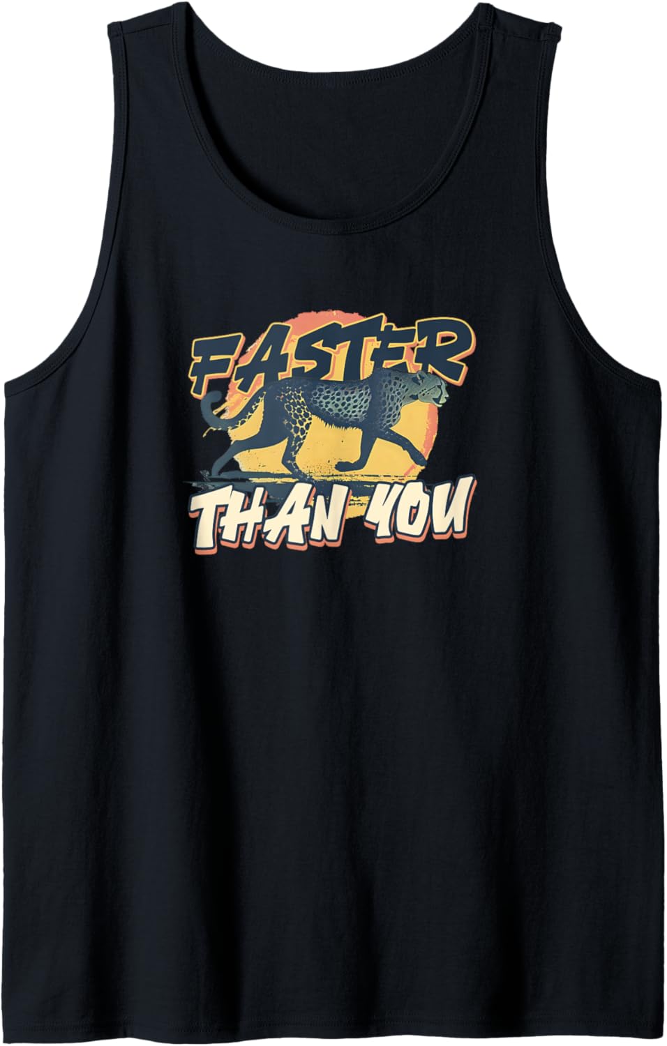 Cheetah Print Faster Than You Tank Top Tank Top Viral TikTok Find Hot Right Now