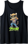 Zoom Cheetah Graphic Cool Sunglasses Tank Top Tank Top Streetwear Style Everyday Wear