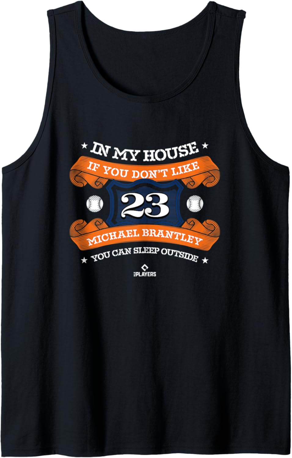 In My House Michael Brantley Baseball Player MLBPA Tank Top Tank Top | US Best Seller
