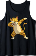 Cool Cheetah For Men Women Animal Print Zoologist Dabbing Tank Top Tank Top Premium Print Fan Favorite