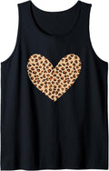 Leopard Print Heart Cheetah Pattern Valentine s Day Lovers Tank Top Tank Top Premium Print Gift Ready