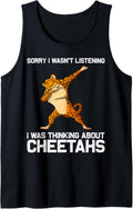 Cool Cheetah For Men Women African Safari Wildlife Animal Tank Top Tank Top Premium Print Gift Ready