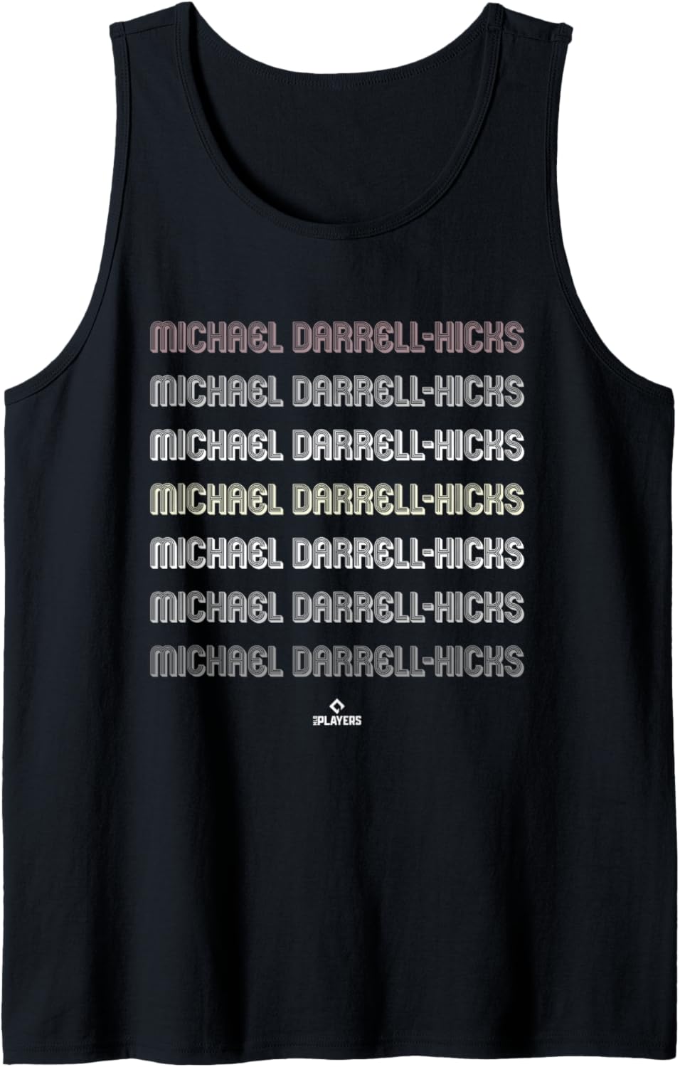Retro Repeat Michael Darrell-Hicks Prospect Baseball Fan Tank Top Tank Top | Premium Quality