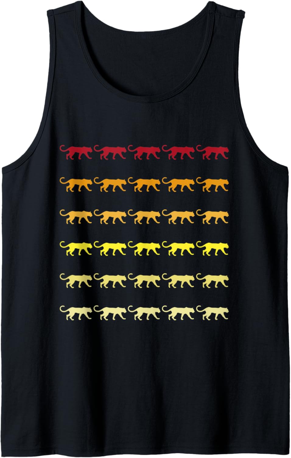 Cheetah Retro Animal Pattern Tank Top Tank Top Comfort Fit Gift Ready
