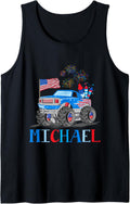 Patriotic Flag Pride USA 4th of July Michael Tank Top Tank Top | US Best Seller