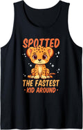 Cheetah Lover Spotted The Fastest Kid Around Cheetah Kids Tank Top Tank Top Viral TikTok Find US Top Pick