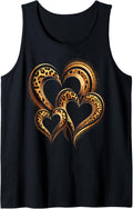 Hearts Print Love Leopard Cheetah Tank Top Tank Top High Search Demand Fan Favorite