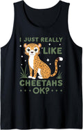 Cheetah Kids I Just Really Like Cheetahs Ok Cheetah Lover Tank Top Tank Top Trending US Fan Favorite