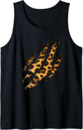 Leopard Skin Print Torn Claw Tank Top Tank Top Trending US Fan Favorite