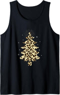 Cheetah Print Christmas Tree Animal Cheetah Christmas Tank Top Tank Top Viral TikTok Find Best Seller Look