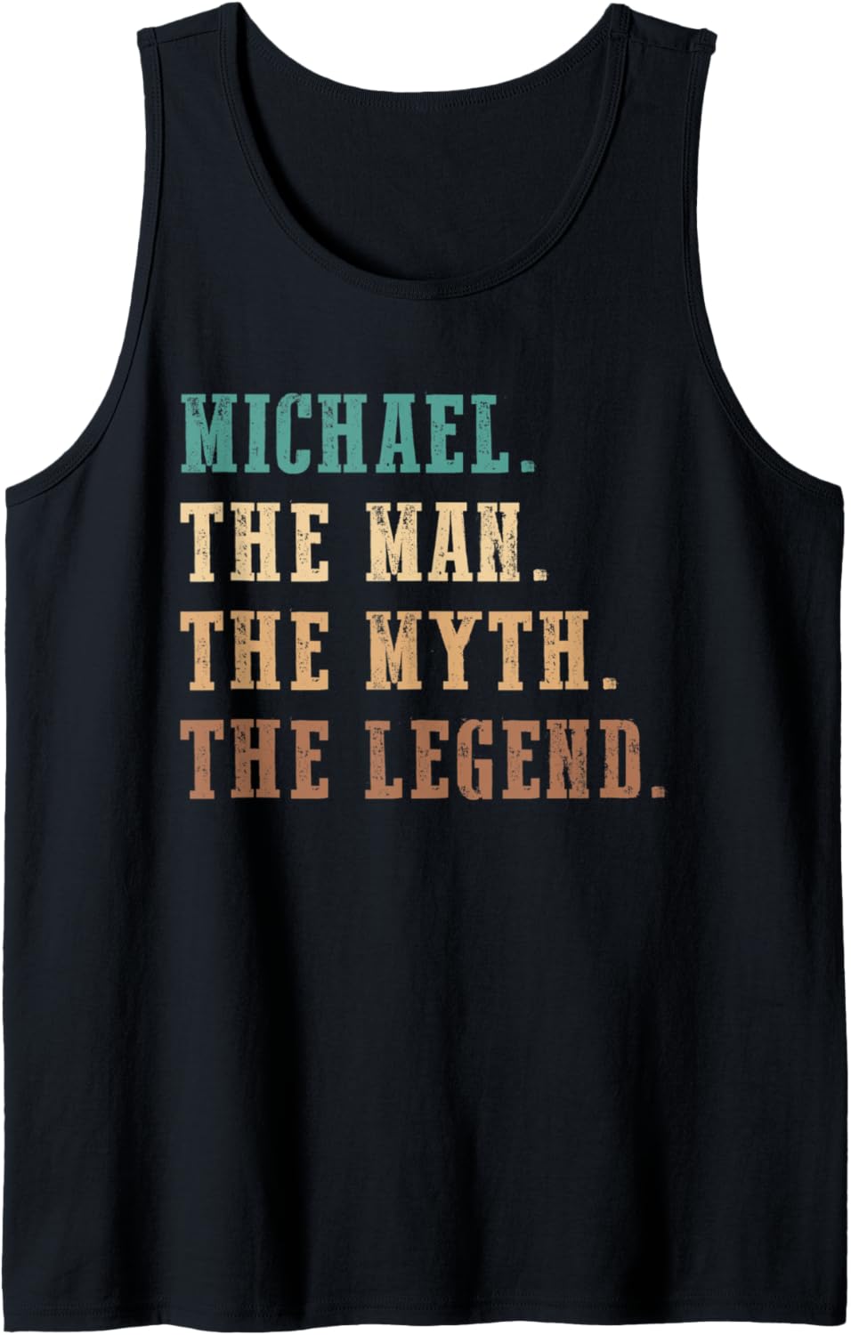 Mens Michael The Man The Myth The Legend Funny Michael Tank Top Tank Top | US Best Seller