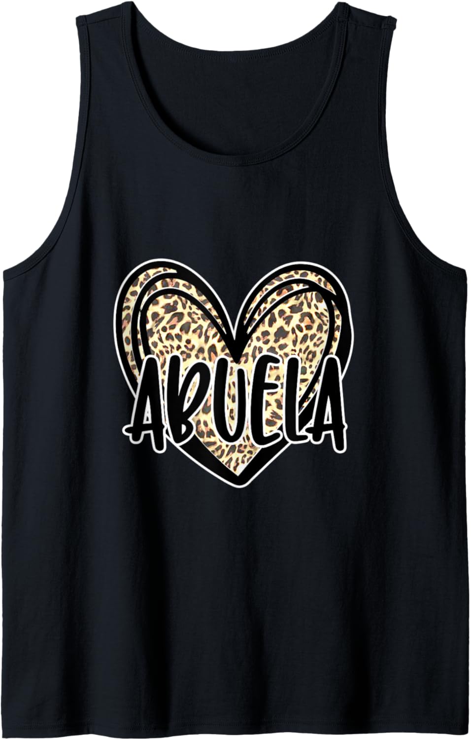 Cute Abuela Women s Leopard Cheetah Print Heart Grandmother Tank Top Tank Top Viral TikTok Find US Top Pick