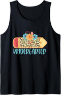 KINDERGARTEN Pencil Leopard Cheetah Print Teach Love Inspire Tank Top Tank Top High Search Demand Gift Ready
