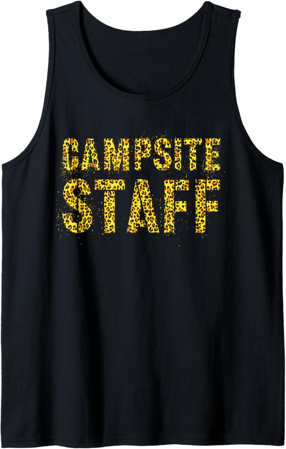 CAMPSITE STAFF Leopard Print Host Summer Counselor Teacher Tank Top Tank Top Trending US US Top Pick