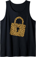 Cheetah Leopard Lock Print Tank Top Tank Top Premium Print Best Seller Look