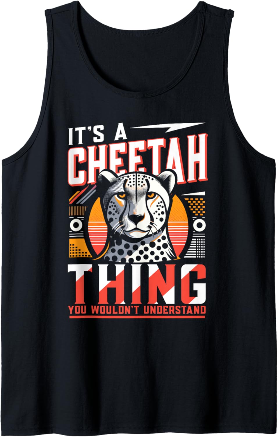 Wildlife Leopard Cheetah Tank Top Tank Top Comfort Fit Fan Favorite