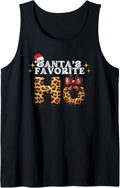 Santa s Favorite Ho Tshirt Coquette Cheetah Print Pajama Top Tank Top Tank Top Premium Print Everyday Wear