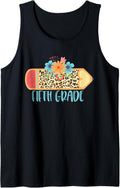 FIFTH 5TH GRADE Pencil Leopard Cheetah Print Teacher Tank Top Tank Top Premium Print Hot Right Now