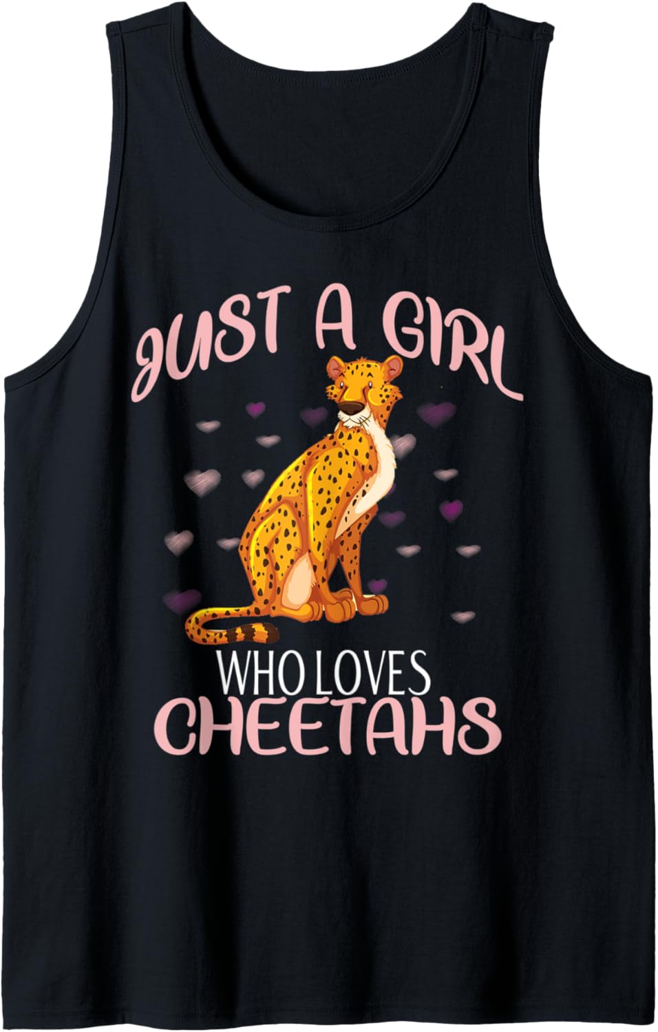 Just A Girl Who Loves Cheetahs Zookeeper Kids Adults Tank Top Tank Top Trending US Gift Ready