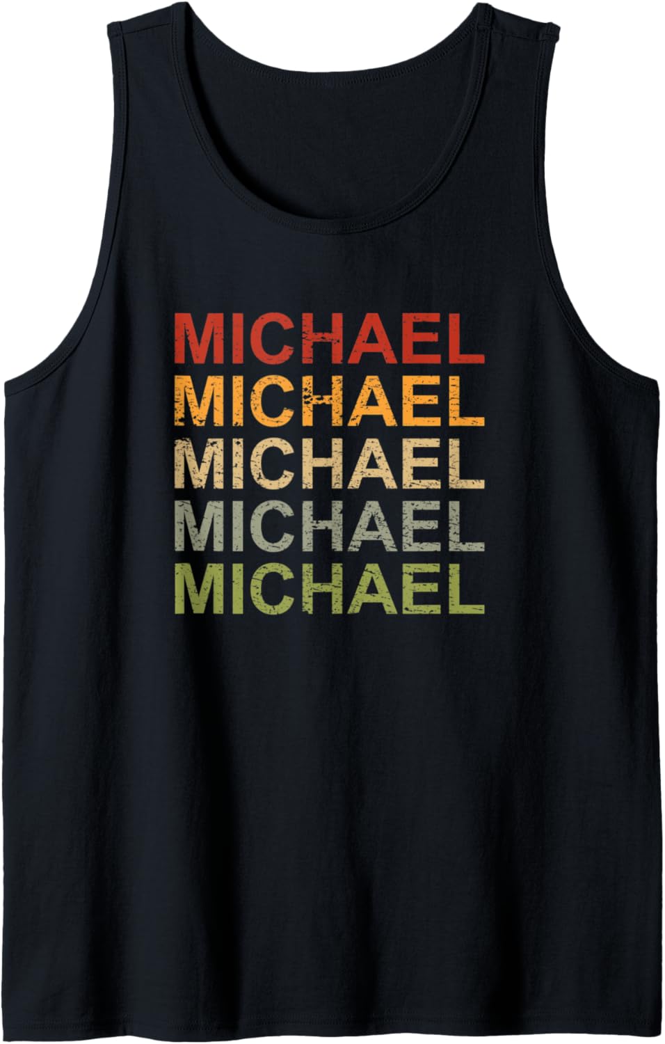Retro Michael Personalized, Michael Name, Boy Man Michael Tank Top Tank Top | Trending 2025