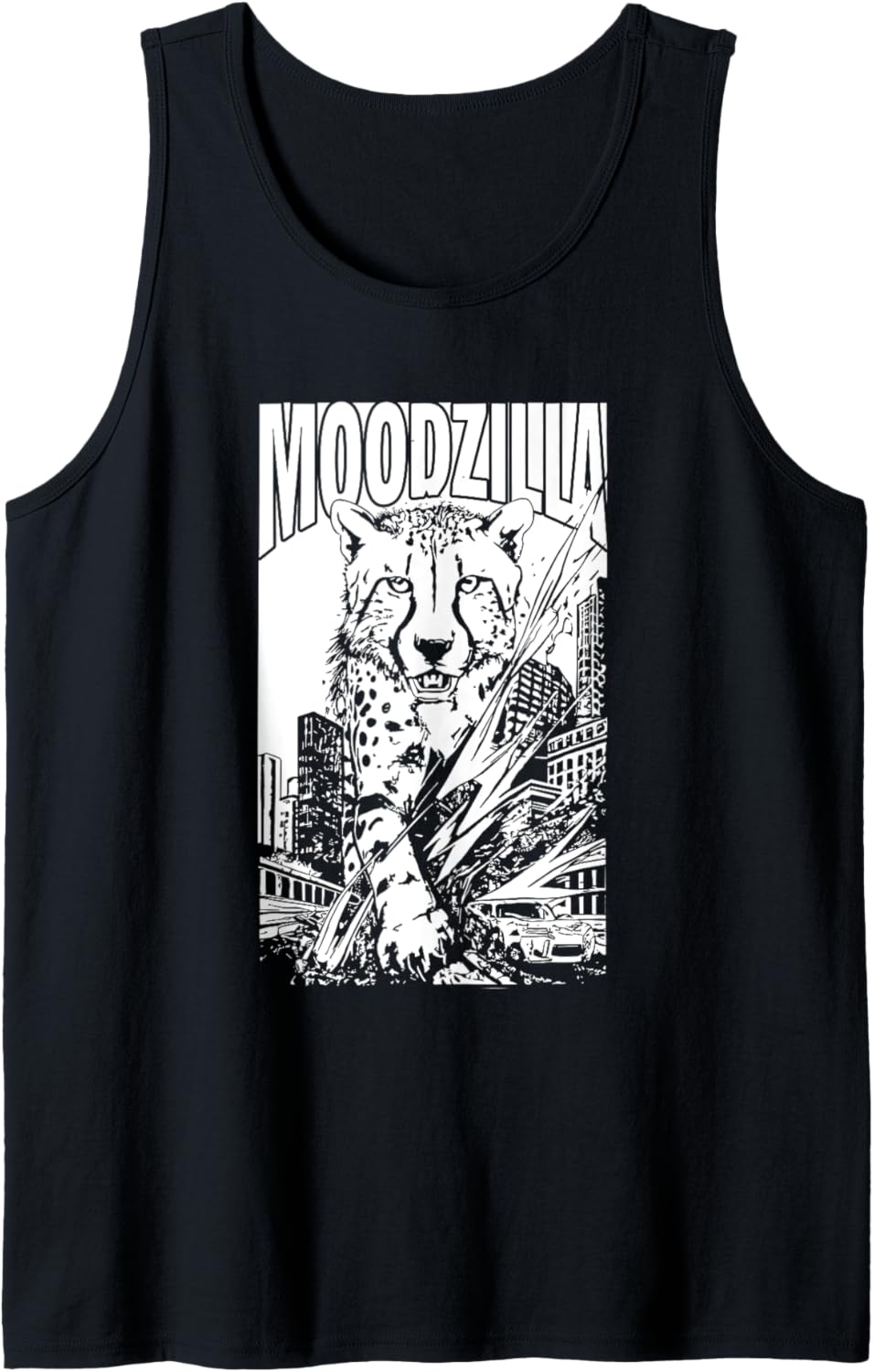 Funny Cheetah Big Cat African Cheetah Tank Top Tank Top Comfort Fit Gift Ready