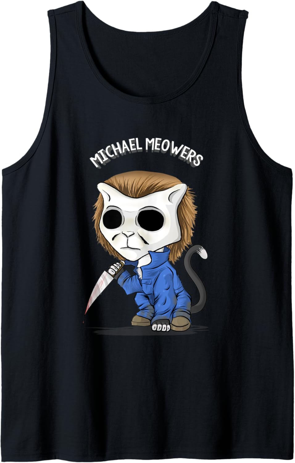 Michael Meowers Halloween Cat Tank Top Tank Top | Everyday Casual Wear