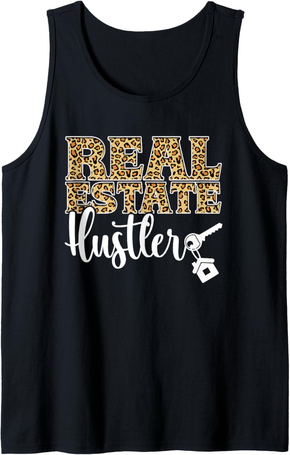 Realtor Leopard Cheetah Real Estate Hustler Tank Top Tank Top Streetwear Style Hot Right Now