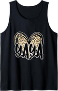 Cute Yaya Women s Leopard Cheetah Print Heart Grandmother Tank Top Tank Top Viral TikTok Find Best Seller Look