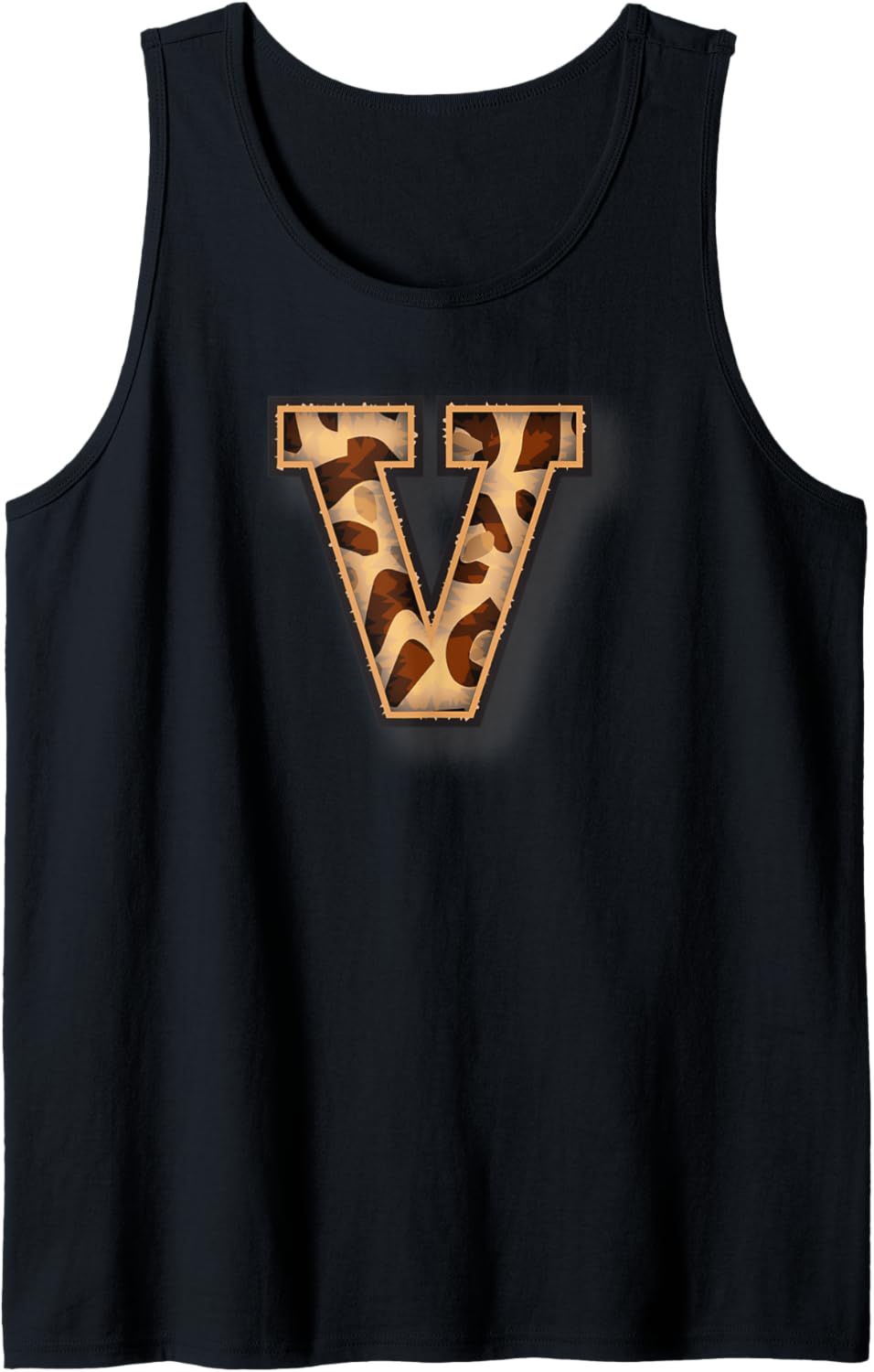 Cute Letter V Initial Name Leopard Cheetah Animal Print Tank Top Tank Top Viral TikTok Find Best Seller Look